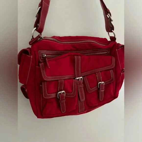 Abro Messenger Bag with Leather Detailing - Picture 2 of 8